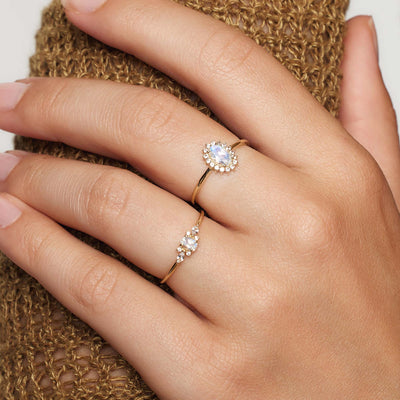 Muse™ | Goldmondsteinring