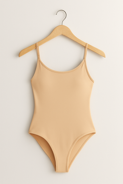 Nahtlos gerippter Bodysuit