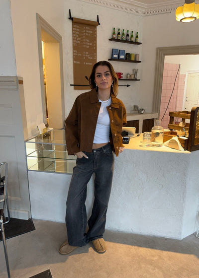 Damenjacke – Baumwollmix – Lässiger Schnitt mit Reißverschluss