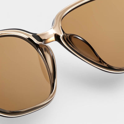 Damen Sonnenbrille Kunststoff quadratisches Gestell modischer Look