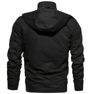 Bradley | Herren Outdoor Pufferjacke mit Kapuze & Vielseitigen Taschen