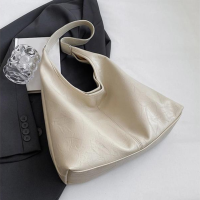 Halbrunde Umhängetasche Damen aus Kunstleder im Vintage-Look – Geräumige Crossbody Bag für Alltag und Ausgehen