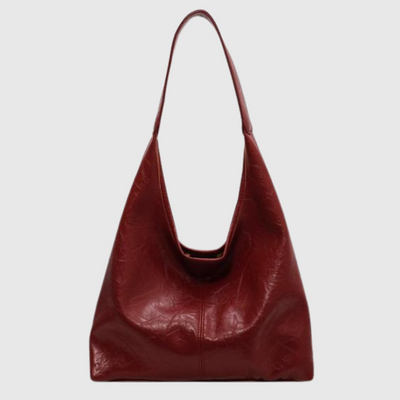 Halbrunde Umhängetasche Damen aus Kunstleder im Vintage-Look – Geräumige Crossbody Bag für Alltag und Ausgehen