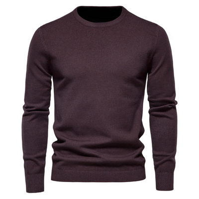 Herren-Pullover mit Rundhalsausschnitt