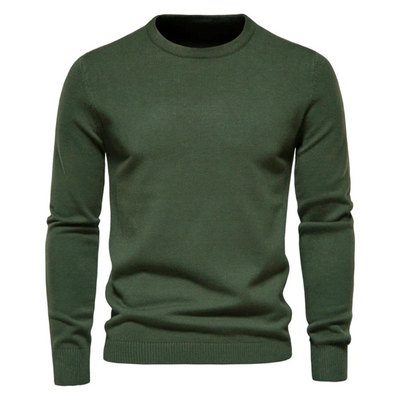 Herren-Pullover mit Rundhalsausschnitt