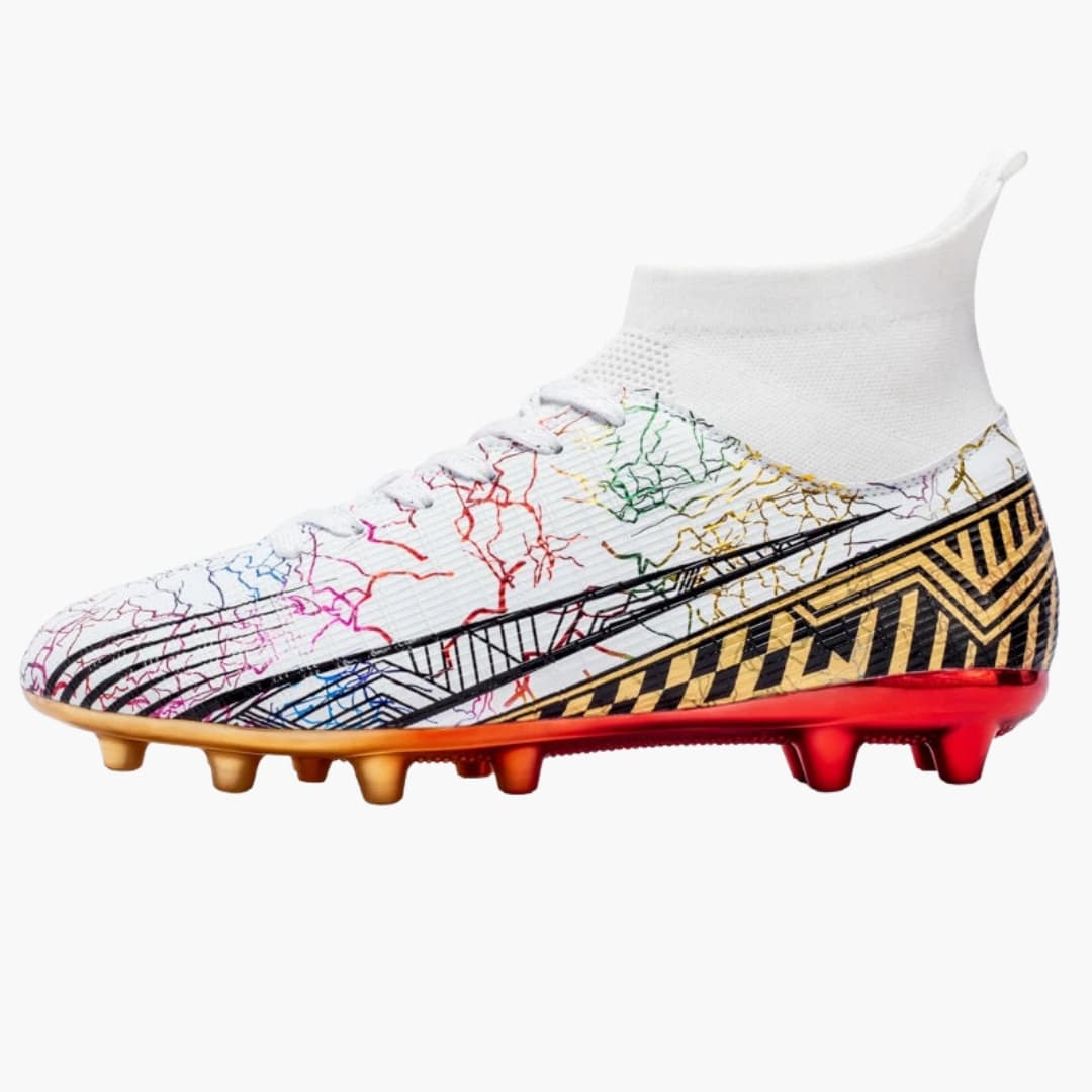 Herren Fußballschuhe mit Struktur-Oberfläche und Schnürung