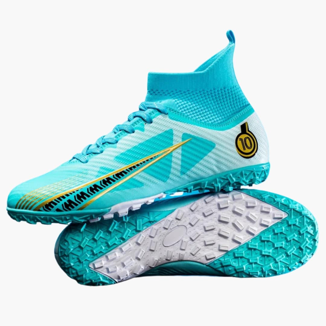 Herren Fußballschuhe mit Struktur-Oberfläche und Schnürung