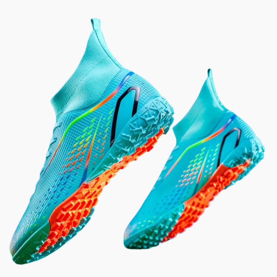 Herren Fußballschuhe mit Struktur Oberfläche und Stollensohle