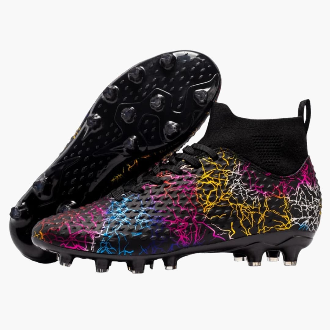 Herren Fußballschuhe mit hohem Schaft und Stollenprofil