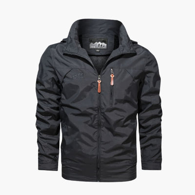 Herren Regenjacke mit Kapuze