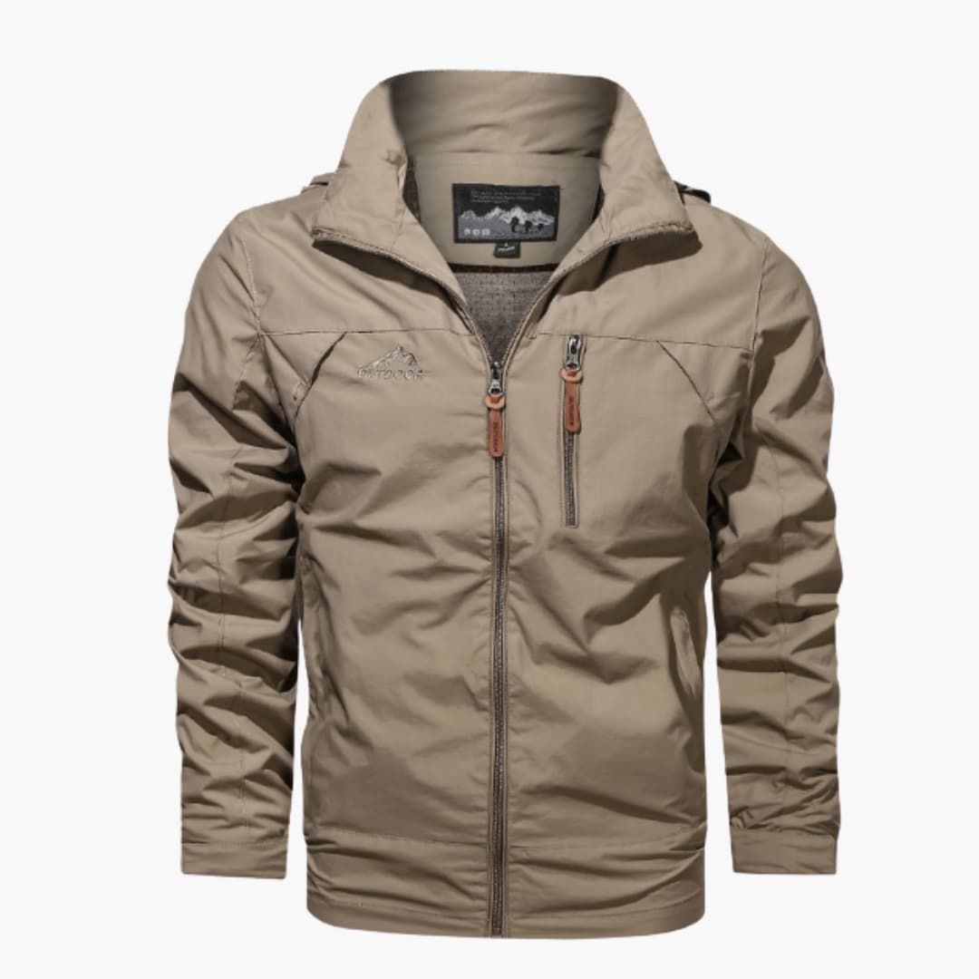 Herren Regenjacke mit Kapuze