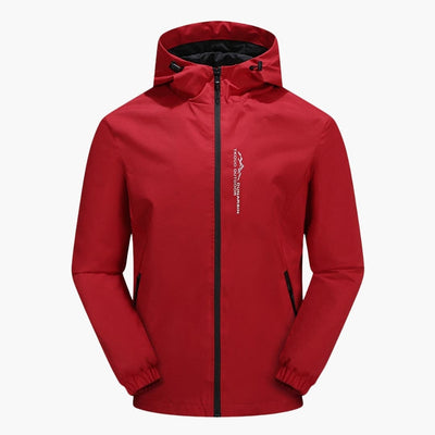 Herren Softshell Jacke mit Kapuze und Reißverschluss