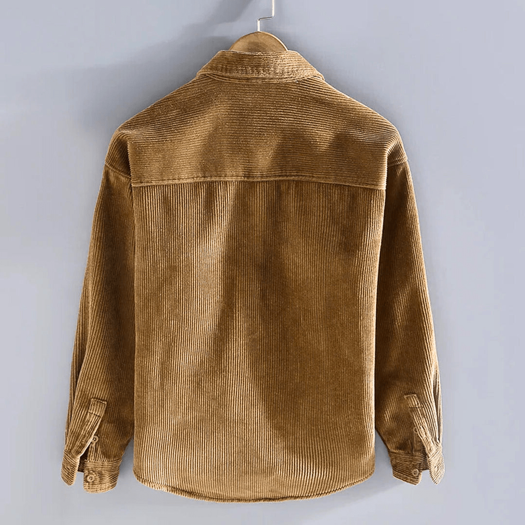 Herren Overshirt Corduroy Trendy und Bequem