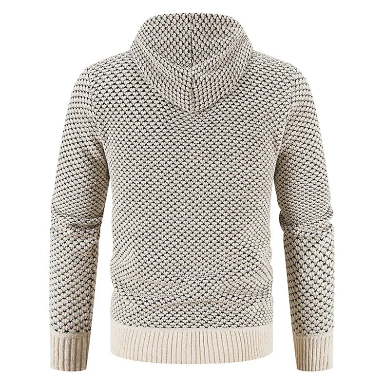 Herren Kapuzenjacke - Warme Reißverschlussjacke mit Fleecefutter für Herbst und Winter