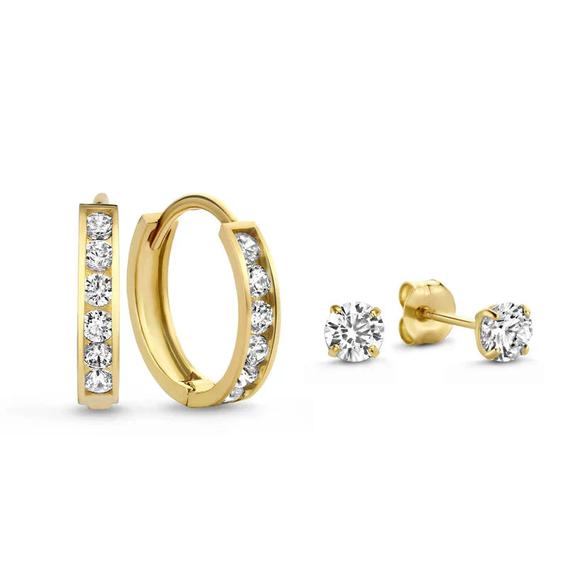 Brillane™ | Goldstein Ohrringe Set