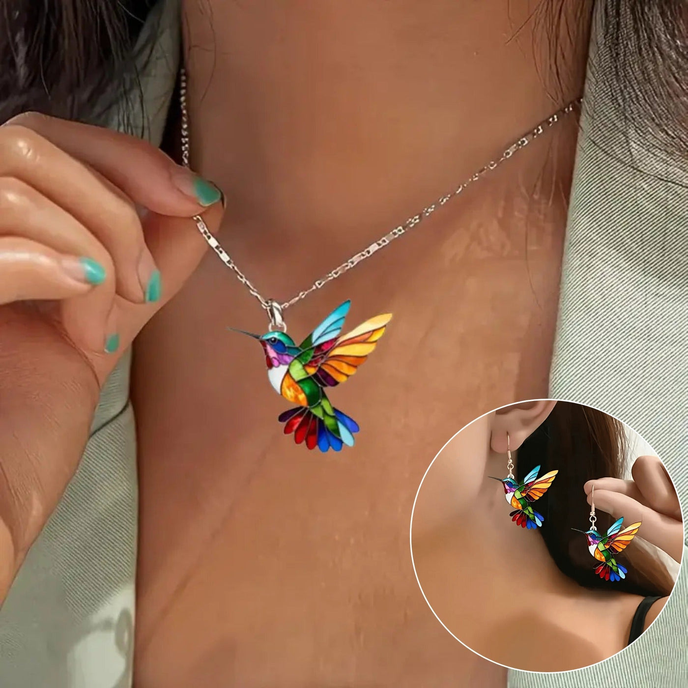 Aurea™ | Wunderschönes Kolibri-Design-Halskette