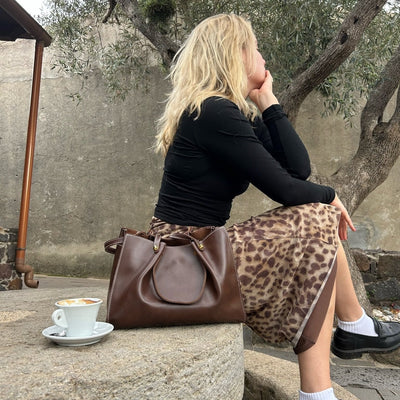 Shopper aus Kunstleder – Handgefertigt & nachhaltig