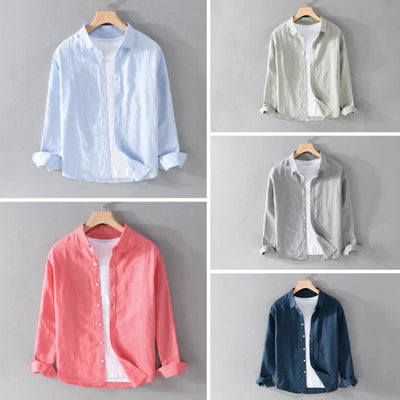 Emerson – Lässiges Langarm Hemd Mit Knöpfen