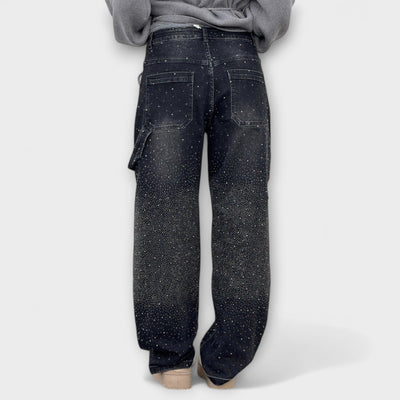 Fable - Shine Denim Jeans im Balloon Carpenter Stil