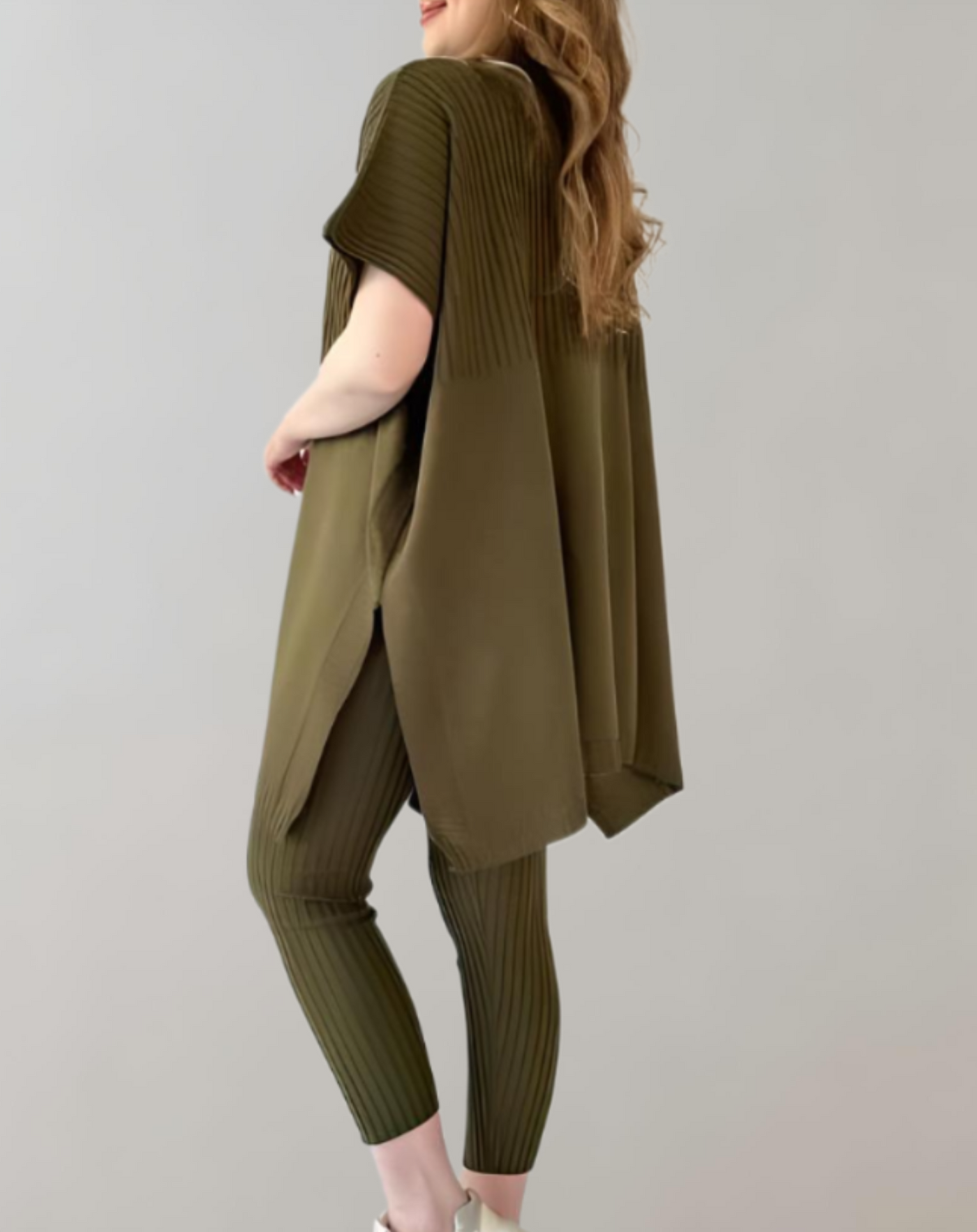 Lucía | Zweiteiliges Strickset mit Oversized-Top und Leggings