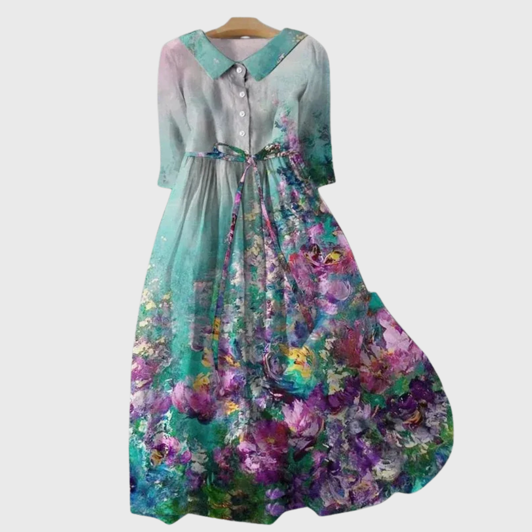 Isolde | Kleid mit Taillenband