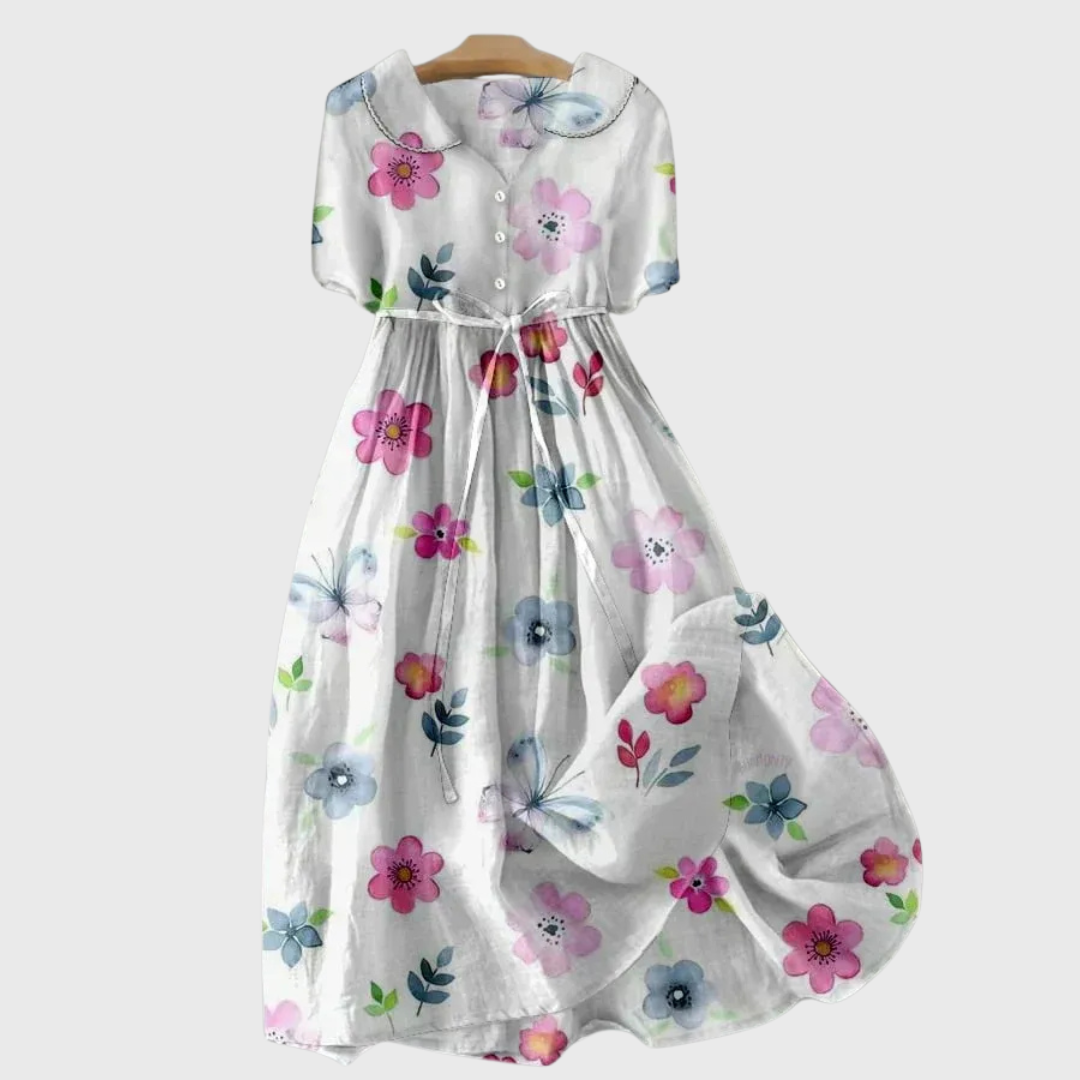 Nylah | Kleid mit Bindegürtel