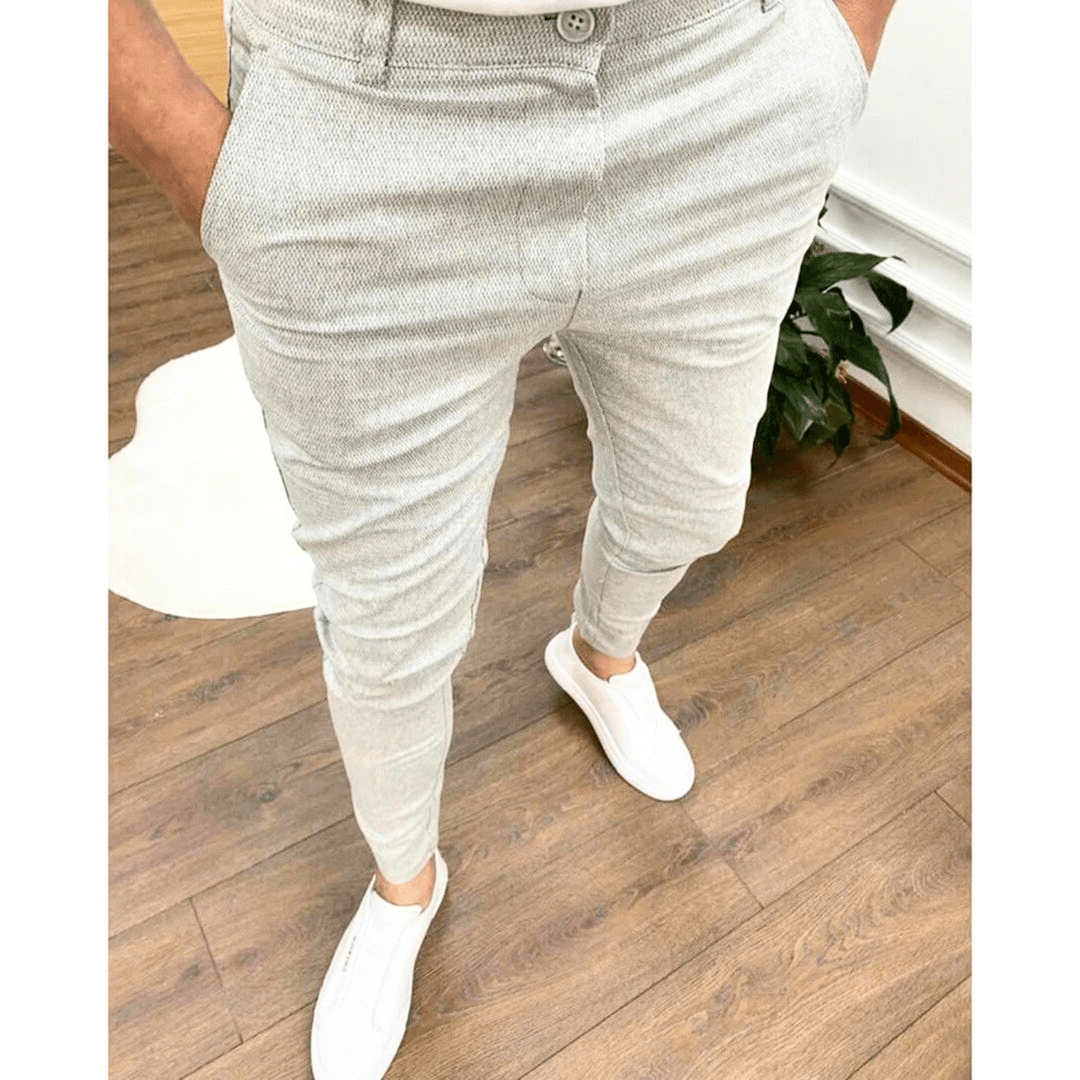 Herren Klassische Stretch Chino Hose - Komfortabel und Flexibel