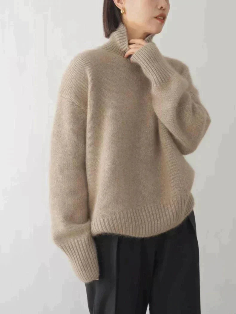 Amaya - Eleganter weicher Rollkragenpullover