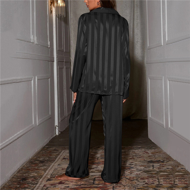 Sahari – Elegantes Seiden-Pyjama-Set für Damen