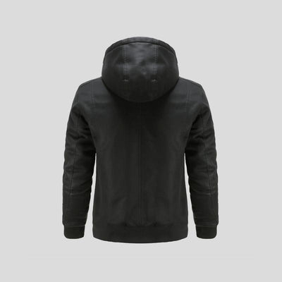 Gottlieb® | Kapuzenlederjacke