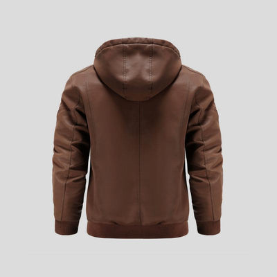 Gottlieb® | Kapuzenlederjacke