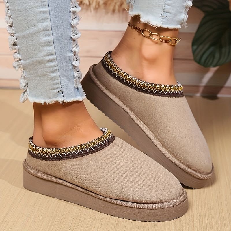 Martina – Damen Hausschuhe Mules mit Weichem Komfort, Atmungsaktivem Design & Rutschfester Sohle