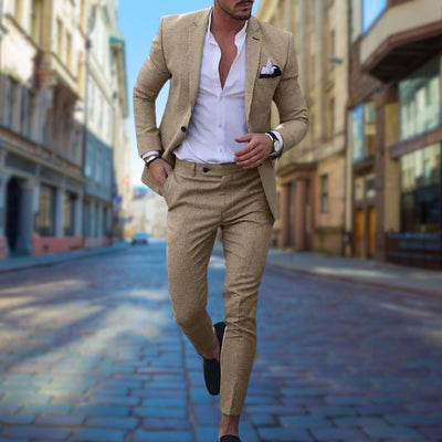 Herrenanzug Slim Fit Für Hochzeitsgäste | Lässig