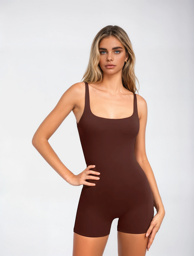 Mika | Einteiler mit eckigem Ausschnitt