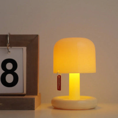 Mini Tischlampe mit USB-Ladestation – Tragbare Tischleuchte für romantisches Ambiente und entspannende Atmosphäre