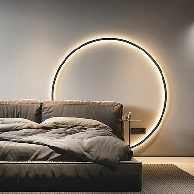 Minimalistische runde Wandleuchte Indoor – LED Wandlampe für stilvolles Wohnen