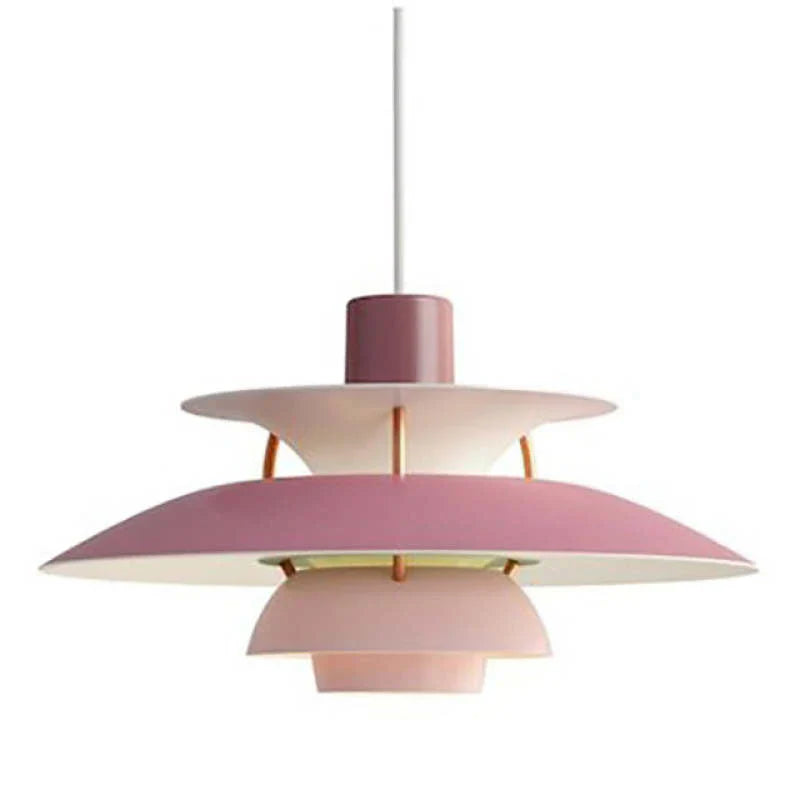 Moderne LED-Hängelampe in Farbenfrohem Metalldesign für Esstisch und Wohnbereiche – Energiesparend, E27 Fassung