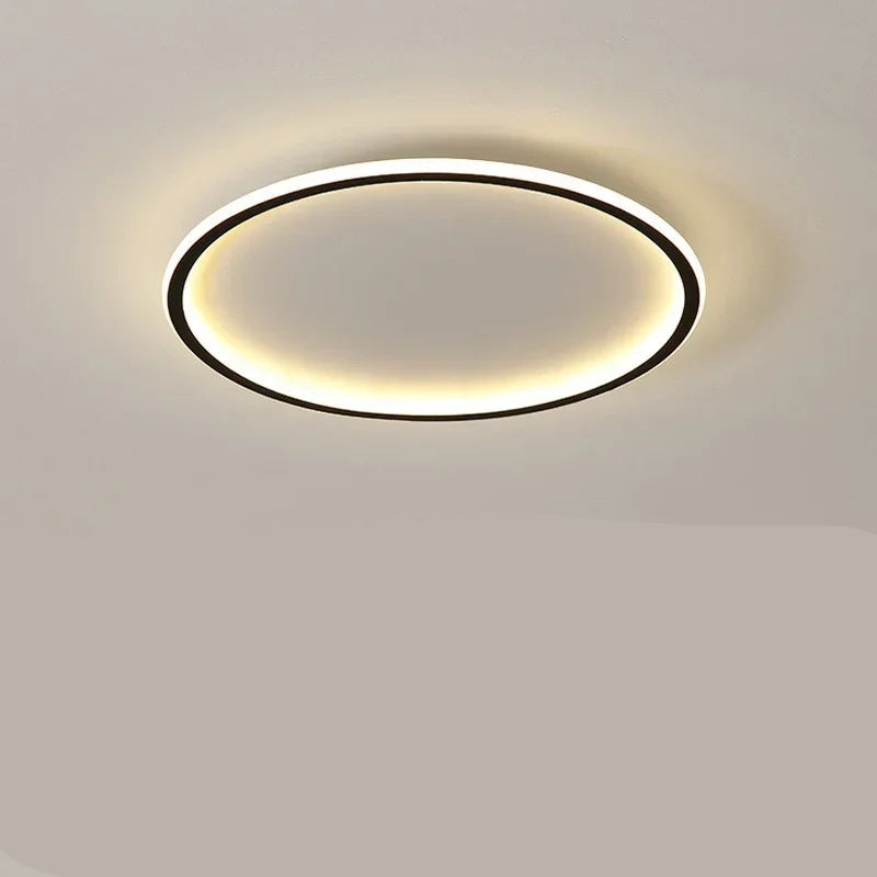 Moderne Runde LED-Deckenleuchte im Skandinavischen Stil für Wohnzimmer – Gleichmäßige Beleuchtung, 20-60 cm Durchmesser