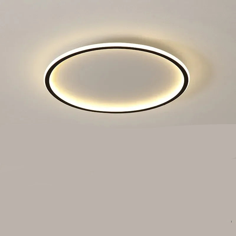 Moderne Runde LED-Deckenleuchte im Skandinavischen Stil für Wohnzimmer – Gleichmäßige Beleuchtung, 20-60 cm Durchmesser