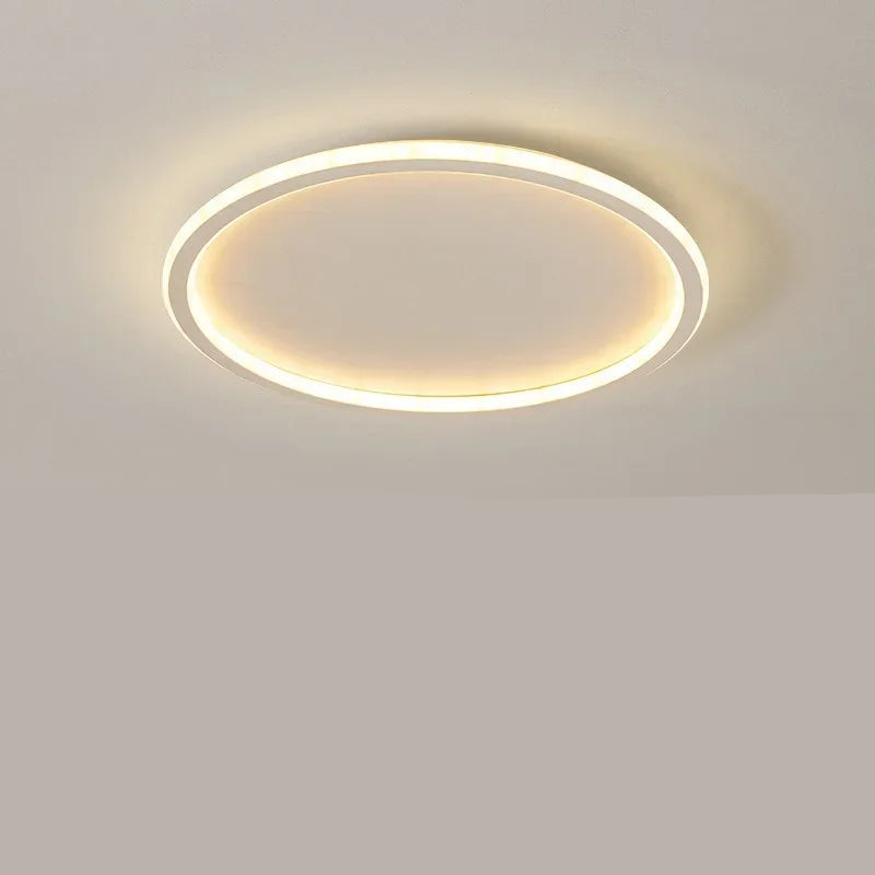 Moderne Runde LED-Deckenleuchte im Skandinavischen Stil für Wohnzimmer – Gleichmäßige Beleuchtung, 20-60 cm Durchmesser