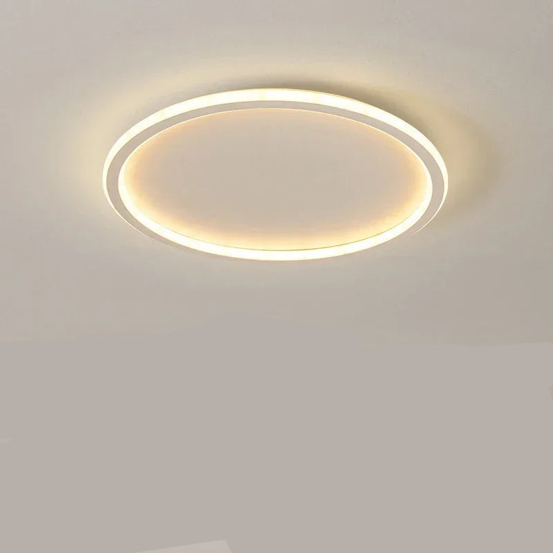 Moderne Runde LED-Deckenleuchte im Skandinavischen Stil für Wohnzimmer – Gleichmäßige Beleuchtung, 20-60 cm Durchmesser
