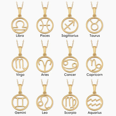 Zodia™ | Goldenes Sternzeichen-Halsband