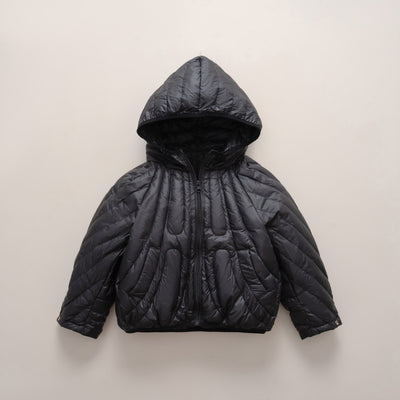 Damen gesteppte Jacke mit Kapuze und trendigem Design Heidi-Mode