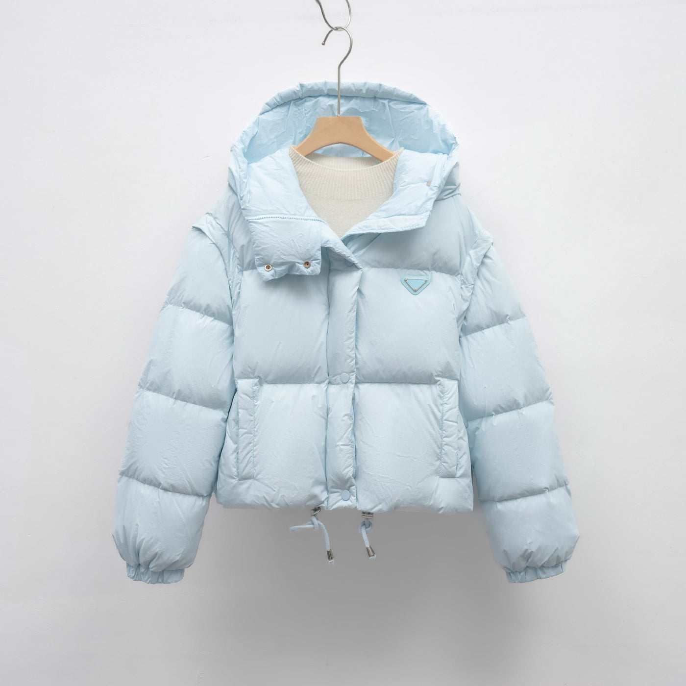 Damen Pufferjacke mit verstellbarem Bund und weichem Innenfutter Heidi-Mode