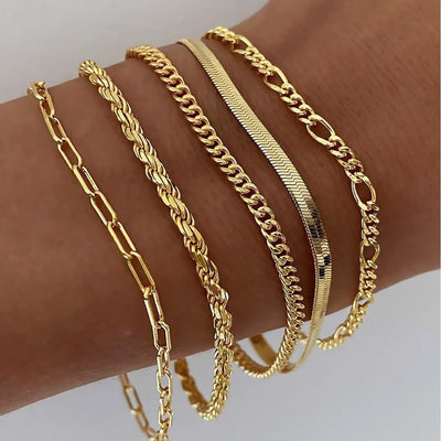Ellis Renner Armband-Set | Gold