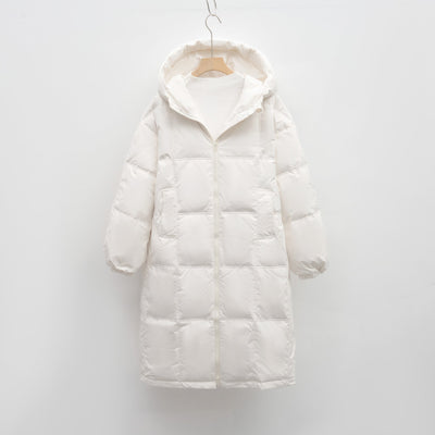 Damen Wintersteppmantel mit Kapuze und praktischen Reißverschlusstaschen Heidi-Mode