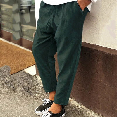 Claremont | Herren Cordhose Loose Fit mit lässiger Knöchellänge
