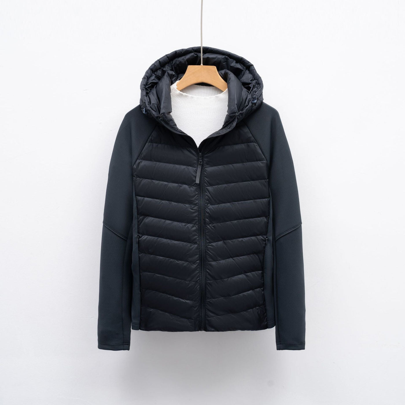 Damen vielseitige Hybridjacke mit Kapuze Heidi-Mode