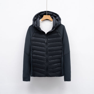 Damen vielseitige Hybridjacke mit Kapuze Heidi-Mode