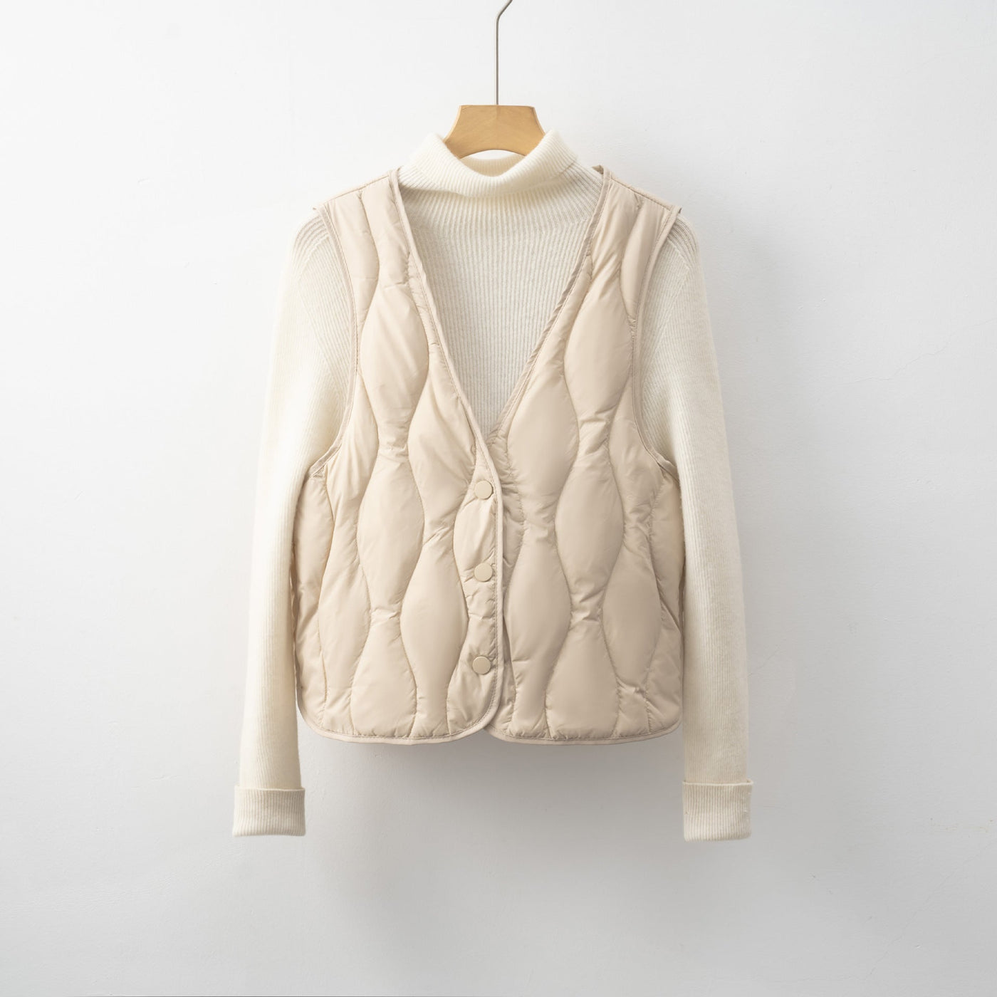 Damen gesteppte Weste mit praktischen Taschen und modernem Schnitt Heidi-Mode